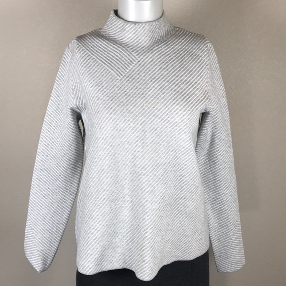 Long Sleeve Mock Neck Sweater Xs 